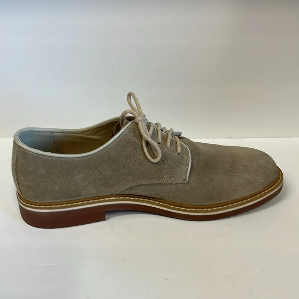 1901 Made In‎ Italy Beige Suede Lace Up Men’s Oxford’s Shoes size 43
